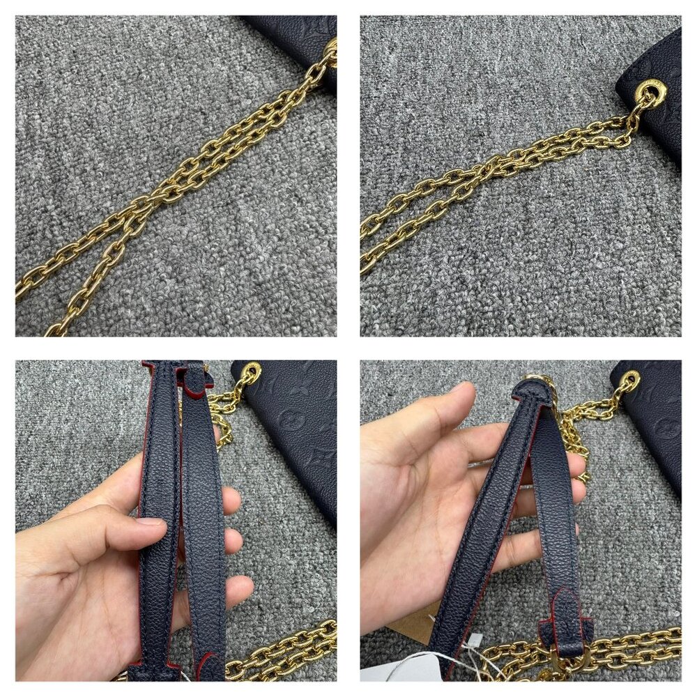 Louis Vuitton Vavin Navy Monogram Leather Shoulder Bag 1350-062825 - Picture 15 of 15